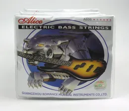 10SETS Alice Electric Bass Strings Ferita in lega di nichel GDAE 4 Stringhe Set A6064M 0453598540