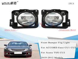 Zuk Front 범퍼 안개 조명 안개 램프 Honda Accord Acura TSX 2011 2012 2012 CU1 CU2 FOGLIGHT FOGLES FOGLAM RECLECTOR3024181 용 유로 램프