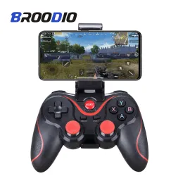 GamePads Broodio 2.4G 무선 게임 패드 안드로이드 게임 컨트롤러 조이스틱 조이파드 컨트롤 핸드폰 태블릿 PC 스마트 TV 박스 Bluetooth Gamepad