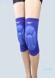 Jedna para pogrubiająca siatkówka piłkarska Extreme Sports Knee Pads Wsparcie Brace Protect Cylling Knee Protector Kneepad 34226972604137