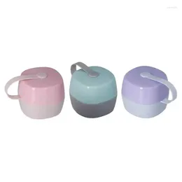 Bolsas de armazenamento 3pcs portador de chupeta alimento pp bpa free de grande capacidade Caso de aplicação de ampla capacidade para leite em pó