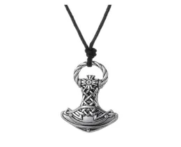 GX008 Yeni Vintage Pagan Charms Mushing Viking Hammer Metal Dini Kolye Avrupa Tarzı Kolyeleri MAN2560888