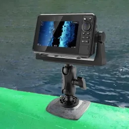 Boats 360 Degree Swivel Ball Mount Marine Kayak Electronic Fish Finder Mount Base Fishfinder GPS Plate Rotating Boat Supporter