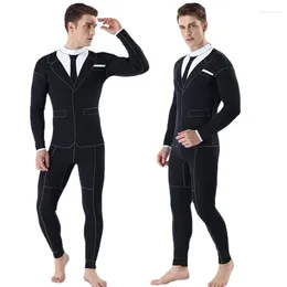 Women's Swimwear 3MM Diving Clothes Conjoined Cold-proof Warm-keeping Individualized Men's Western Clothing