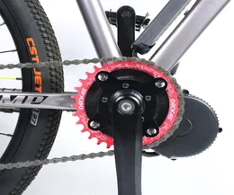 32T 34T 36T 38T Narrow Wide Bicycle Chain Wheel MTB Bike Chainring w 104 BCD Chain Ring Spider Adaptor for eBike Motor6209673