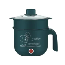 Pots Electric Cooking Machine Haushalt für 12 Personen Hot Pot Eins/Doppel -Schicht Mini Elektro Reiskocher Nicht -Stick -Bratpfanne