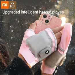 Irrigatori Xiaomi Youpin Aggiornati I guanti riscaldati intelligenti capovolgano guanti più caldi del controllo delle mani ricaricabili