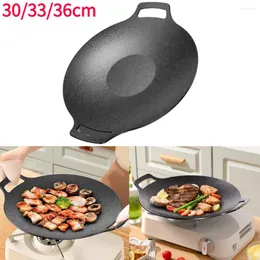 PANS PASSAS CHURBECUE DOMEMENTE PAN PAN PORTÁVEL FRYTY FRYING BINAURAL Design Camping Pot aquecido uniformemente para caminhada de mochila de piquenique