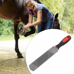 Transportörer 8 tum hästsko Hoof Rasp Carbon Steel Trimning File Farrier Horseshoe Repair Tools Hoof Trimning Palm Tool