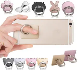 Universal Clone Phone Finger Ring Holder 360도 휴대폰 그립 스탠드 홀더 iPhone 11 Pro Max XS 스마트 폰 6187101 용 게으른 버클