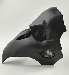 Crow Reaper Nevermore Skin Black Masks Reaper Plague Doctor Mask Birds Long Nose Punk Crow Retro Rock Cool OW PVC Type Punk Mask1797572
