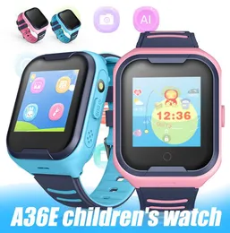 A36E Smart Watch Wodoodporny urządzenie do śledzenia GPS Bezpieczeństwo Bezpieczeństwo Bezpieczeństwo Zagostanie Zagubione Monitor Dzieci Smartwatche z detaliczną Box9880388