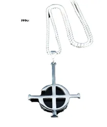 Ghost BC Nameless Stainless Steel Necklace Ghoul Band Pope EmeritusシンボルマスクgrucifixポスターネックレスジュエリーN643S033681814