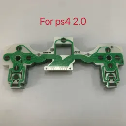 アクセサリー200pcs/lot新しい工場ジョイスティック導電性グリーンフィルムキーパッドリボンPS4 020 2.0ゲームパッドコントローラー