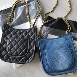 Haberler Hobo zincir çanta tasarımcısı çanta omuz çantası klasik lüks çanta çanta tasarımcı çanta kadın tote çanta deri crossbody çanta denim bagaj cüzdan