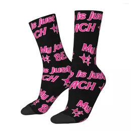 Herrensocken verrücktes Design Mein Job ist nur Strand Kenergie Themen Sportsachen alle Jahreszeiten Ich bin Kenough süße lange atmungsaktiv