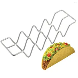 TABELA TATS TACO STAND STANDENSELECH Bandejas de aço Bandejas de bandejas como um rack de assadeira Seguro para lava -louças forno e grelha