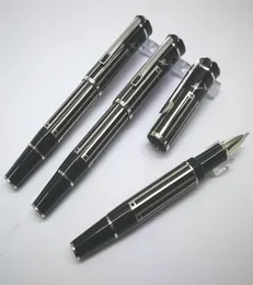 Yamalang Thomas Luxury Pens Black Silver Bar Metal Ballpoint Pens와 Black Diamond Office Signature School Writing Statingery3823414