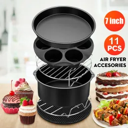 Air Fryers Air Fryer Accessories 78 дюймов для Airfryer Machine, набор из 8, поместите весь Airfryer Electric Fryer 5.3qt до 5.8qt