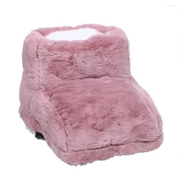 담요 전기 발 히터 히터 USB 충전 전력 절약 따뜻한 덮개 발 난방 패드 수면 핑크 담요