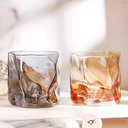 Bicchieri da vino da 250 ml di cocktail di vetro whisky tazza creativa bar giapponese whisky birra trasparente brandy