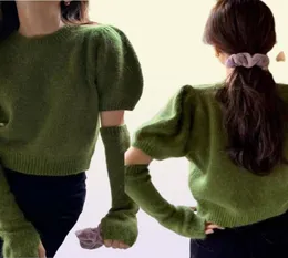 Женские свитера HSA Сексуальное плечо -свитер Женский вязаный пуловер.