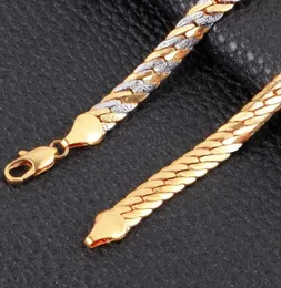 Collana per orecchini per donne039s 6 mm braccialetti d'oro men039 e set di gioielli set di matrimoni da donna3255665