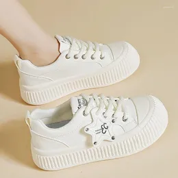 Повседневная обувь Bkqu Women Fashion Solid Color Sneakers Женская обувь Ladies 2024 Осенние дизайнерские виды спорта