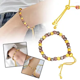 Ссылка браслетов мод Lucky Beads Bracelet 3 Цвета Регулируемая девушка, соответствующая друзьям, подарки для ювелирных изделий H9G9