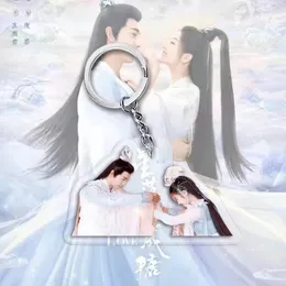 التماثيل الزخرفية Chen xingxu li landi HD ملصقات مفتاحية معلقة معلقة معلقات معلقة على TV THE Starry Love Drama Decord Pos