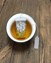 Кухонные инструменты силиконовый чай Infuser Creative Shape Skull Forme Loak Leaf Tea Litter Серый цвет травяные специи чаи Infusers Filter 30pcs6725049