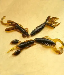 4pcs Worm Fishing Fish Peixe atraente isca macia isca de silicone