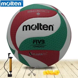 Original geschmolzener Volleyball V5M5000 Hochqualitäts echter geschmolzenes PU -Material offizieller Ball 240407