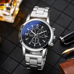 Blue Light Fiberglass Band Watch Mens Fashion Quartz Mens Watch Dift Just 41 -мм часов высокого качества