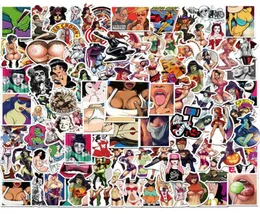 Neue wasserdichte 103050100pcs Anime Hentai Tease vulgäre sexy Schönheit Mädchen Aufkleber Motorrad Laptop Telefon Skateboard -Aufkleber Stick4907626