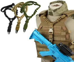 Adjustable Military Tactical Airsoft Accessories Sling Dualuse Single Point Quick Release Rifle Shoulder Belt Hunting Strap4180808