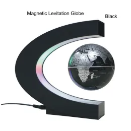 Globe Magnetic Levitation Globe Globe 학생 학교 교육 장비 LED 세계지도 글로브 어린이 선물 데스크탑 문화 교육 공예품