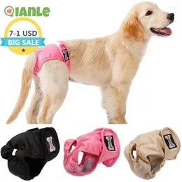 Dog Apparel Reusable Female Diaper Shorts Washable Sanitary Menstrual Physiological For Medium Large Dogs Pants Safety Underwear Briefs