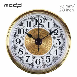 Uhren MCDFL Retro Clock Inserts Großvater Bewegung Gesichter für Handwerkstisch Kit World Antique Kristall Uhren Schreibtisch Gadget 70 mm 2,8 Zoll