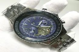 3 Styles Skeleton fly wheel watch original Breits Automatic sweeping Luxury Men Watches Unisex Waterproof Mechanical A quality Wri3685909