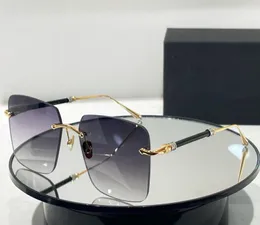 Óculos de sol de verão para homens Mulheres O estilo Playe II Antiultravioleta Retro Plate Square Eleglas de moda sem moldura Box6816005