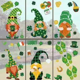 Wall Stickers 2024 Set Of St. Patrick's Day Window Irish Holiday Decoration Nuevo Estilo De Etiqueta