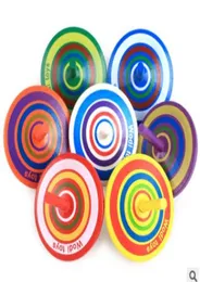 كل الكلاسيكية الكلاسيكية خشب الدوران الوعرة متعددة الألوان كرتون خشبي الغزل أعلى لعبة التعلم ألعاب تعليمية للأطفال روضة الأطفال T7696449