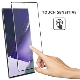 3D Clear para Galaxy Ultra Screen Protector Cobertura completa 9H Vidro temperado para Samsung S21 S22 S24 Plus