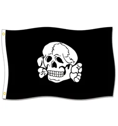 Totenkopf Fahne Flags 3x5ft 150x90cm Polyester Printing Fan Hanging Selling Flag with Brass Grommets 1992457