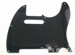 Niko Black 3 Ply Electric Guitar Pickguard for Fender 스타일 전기 기타 무료 배송 도매 4841429