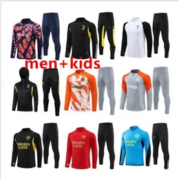 Ujventus Tracksuit 24 25 Soccer Jerseys Pogba di Maria Vlahovic Chiesa 22 23 24 Guventus Training Suit Men Kids Kids Kit Unform stiffor
