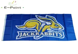 Południowa Dakota State Jackrabbits Flaga 3*5 stóp (90 cm*150 cm) Baner Flag poliestrowy Dekoracja FLATA FLAGA DOMOWEGO GARDOWEGO PRZEDSTAWOWANIA 6250921