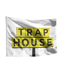 Trap House Flag Banner 3x5ft College Schlafsaal Man Man Cave Frat Wall Outdoor Flagge 100d Polyester Banner Schnell 6145069