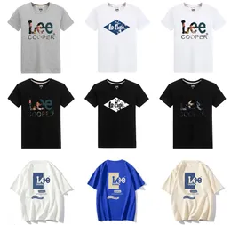 Ny varumärkesdesigner T -shirt kvinnors kläder Lee Cooper Short Tops tees mode överdimensionerad t -shirt kvinna sommar sportparty high end par lyx thirt lee dorga